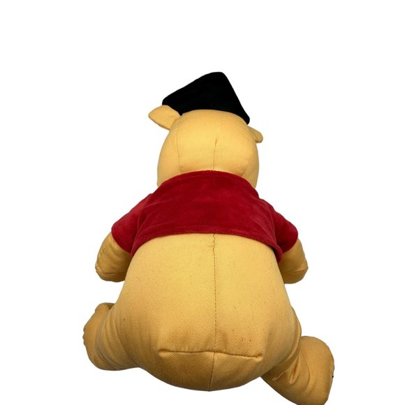 Winnie the Pooh Disney Store Exclusive Graduate Grad Twill Plush 14" Plush Stuff - Picture 9 of 12